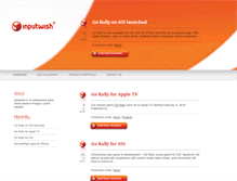 Tablet Screenshot of inputwish.com